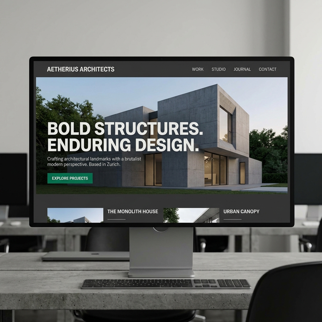 Zenith Space - Architecture Landing Page